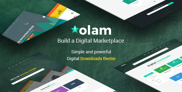 Olam EDD数字下载市场WordPress主题-云模板